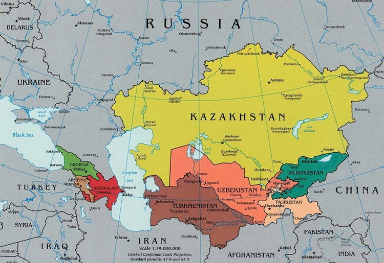 Kazakhstan-mapa